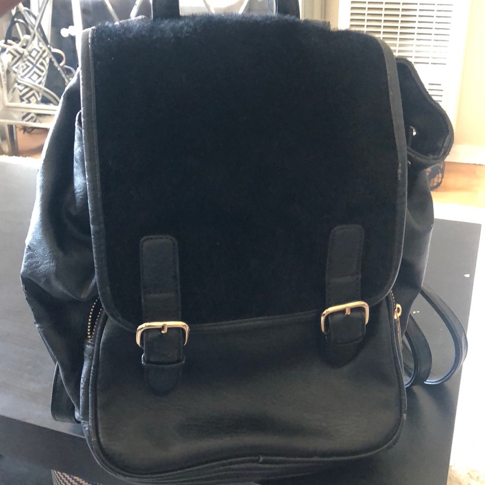 Black backpack